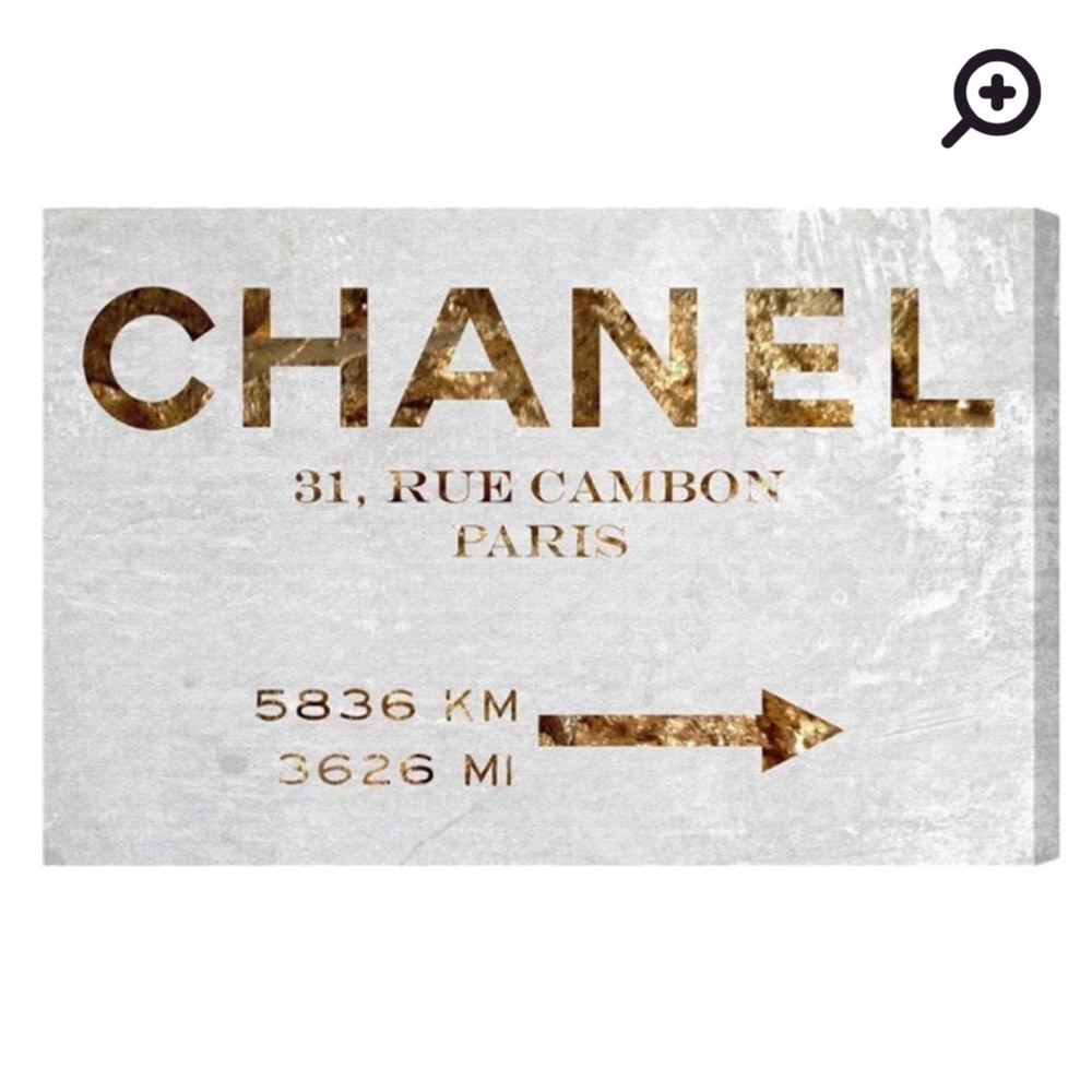 Oliver Gal Chanel Wall Print